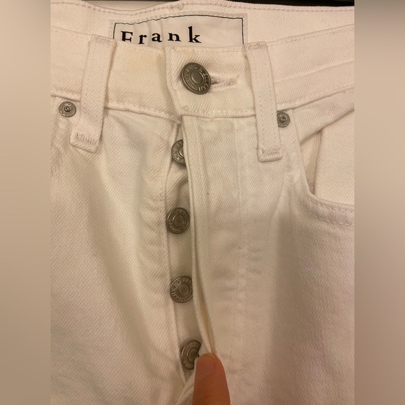 Frank & Eileen Monaghan Mom Jeans White Size 24 - Picture 9 of 9